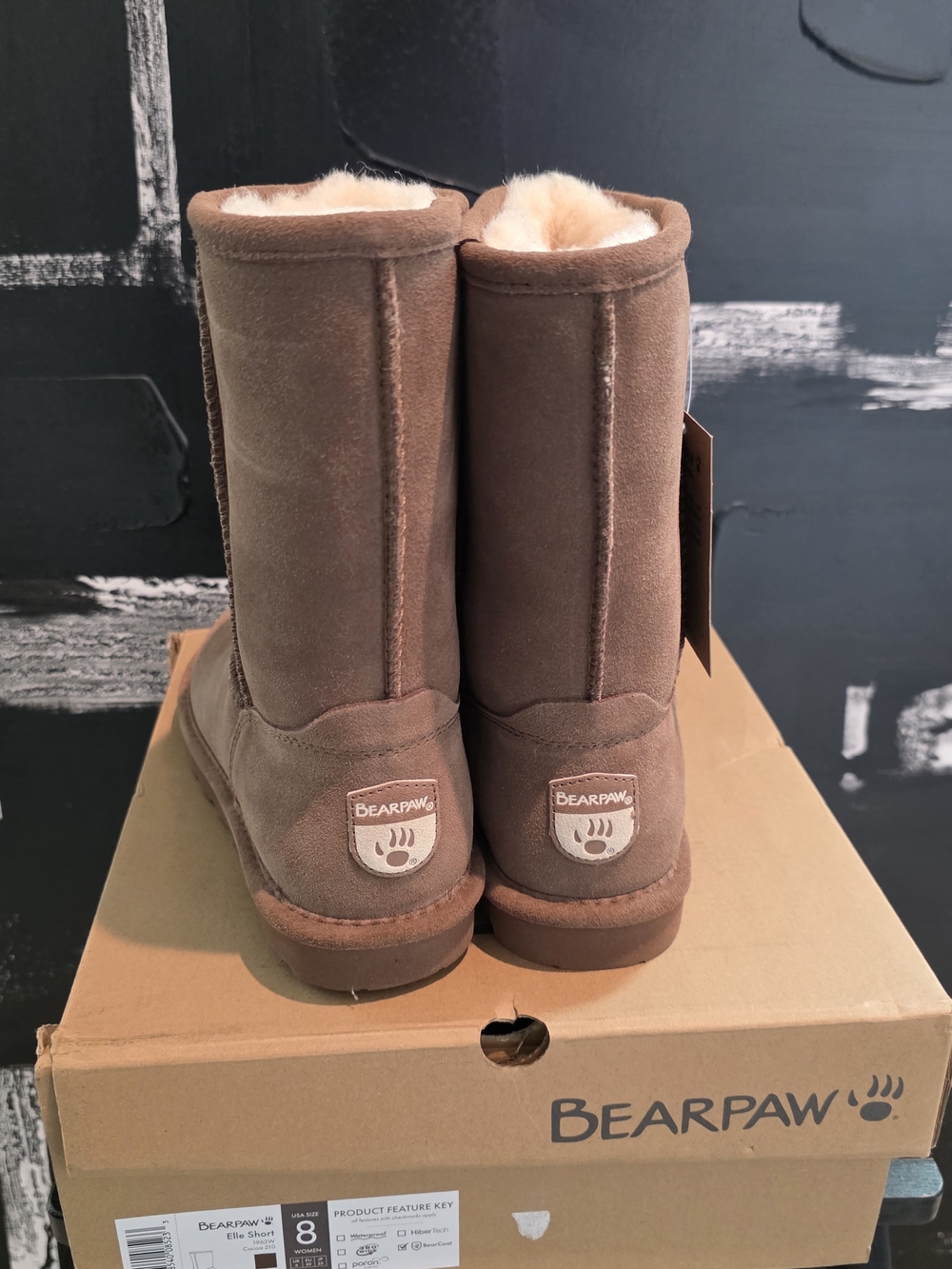 BEARPAW Elle Short Iced Coffee Boots